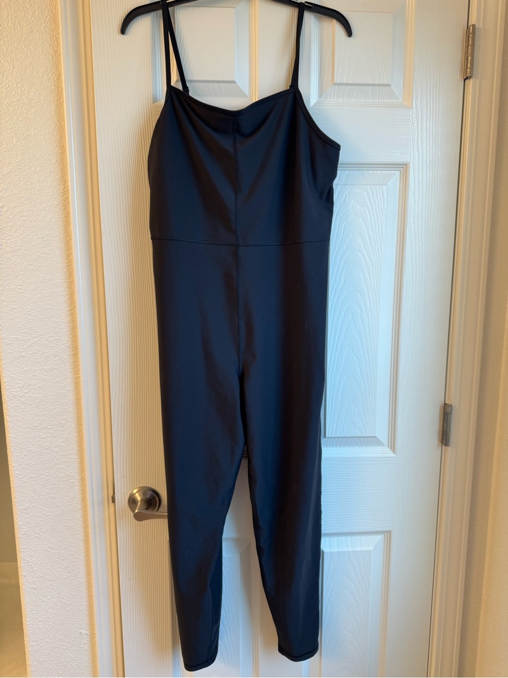 Old Navy Black Spaghetti-Strap Jumpsuit XL 25” inseam